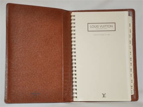 louis vuitton address book price|louis vuitton contact book.